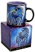 LAUREL BURCH MUG-INDIGO HORSES
