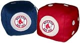 FMD68002 - Rearview Mirror Fuzzy Dice - MLB Baseball - Boston Red Sox