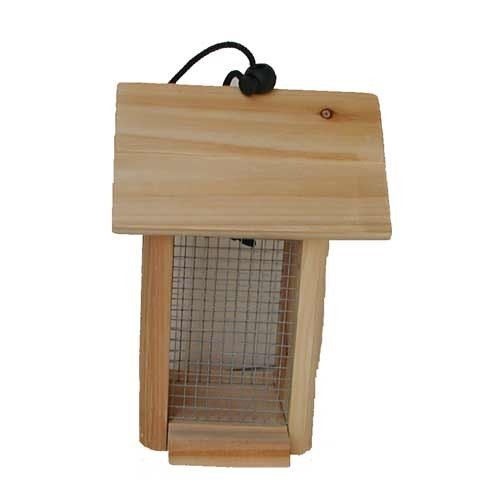 Futterhaus Futterstation Holz B-Ware