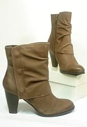 Tamaris TREND Leder Stiefelette tobacco / braun Gr. 36