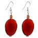 EXP Handmade Carnelian Agate & Silver Earrings