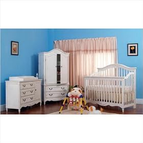 Milan 4-in-1 Convertible Crib Nursery Set