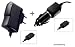 Samsung SGH M110 Ladeger&auml;t-Netzteil + KFZ-Ladekabel