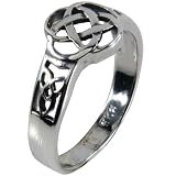 Cut-out Celtic Knot - Sterling Silver Ring