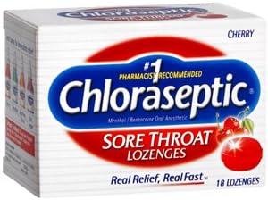 CHLORASEPTIC LOZ CHERRY Pack of 18 by MEDTECH ***