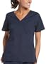 Dickies Women's Everyday Scrubs (EDS) Mock Wrap 2 Pocket Empire Waist Top,Navy,Large
