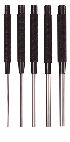 Starrett S248 Drive Pin Punch Set of 5 in Plain Box