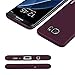 TURATA Slim fit Non Slip Surface Four Layer Case for Samsung Galaxy S7 Edge - Purple
