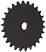 Martin Roller Chain Sprocket, Reboreable, Type A Hub, Single Strand, 40 Chain Size, 0.5