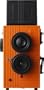 Blackbird Fly 35mm TLR Twin Lens Reflex Camera - Black with Orange Face