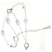 Jewelry : Sterling Silver Belly Ring Chain Dangle Body Jewelry Antique Indian Jewelry Max Length 40 "