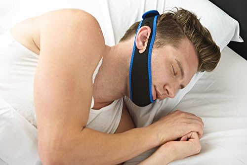 Anti Snoring And Heavy Breathing Chin Strap-Naturally Best Way to Stop Snoring-Perfect Small Stop Snoring Device-Snore Belt for women & men-Sleep apnea safe treatment-Mouthpiece Anti Snoring Solution-Stop Snoring or 100% Money Back Guaranteed