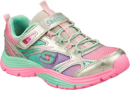 Skechers Kids Lite Shinez Swiftkicks Tennis Shoe (Toddler)