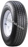 Carlisle Radial Trail Trailer Tires White Spoke Rim 5 Lugs 175/80R x 13