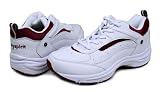Women's Easy Spirit Walking Sneaker Grasp, White/Red