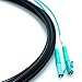 50Force 20m LC/LC 2-Strand OM3 Multimode 50/125 10GB Indoor/Outdoor Plenum Rated Fiber Cable with 18