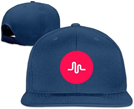 MKoomm Color Musical.ly Logo Adjustable Snapback Flat Cap Baseball Hats