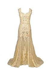 Mermaid Organza Fitted Sequined Beaded Applique Prom Dress 