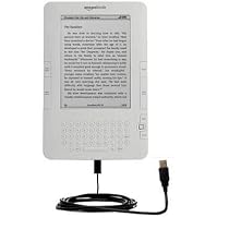 Classic Straight USB Cable for the Amazon Kindle 2 / DX with Power Hot Sync and Charge Capabilities