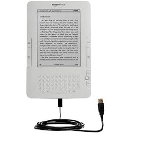 Classic Straight USB Cable for the Amazon Kindle 2 / DX with Power Hot Sync and Charge Capabilities