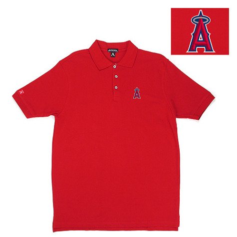 Angels Polo Shirt - Los Angeles Angels Classic Polo By Antigua