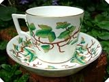 1893 Royal Crown Derby Cup and Saucer Ivy Leaf 266