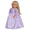 Rapunzel Princess Dress up 18" Doll Costume
