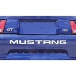 1999-04 FORD MUSTANG REAR BUMPER VINYL INSERTS Decals Letters - 37 Colors to choose from (Color :: Chrome Mirror Orange)