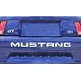 1999-04 FORD MUSTANG REAR BUMPER VINYL INSERTS Decals Letters - 37 Colors to choose from (Color :: Chrome Mirror Red)
