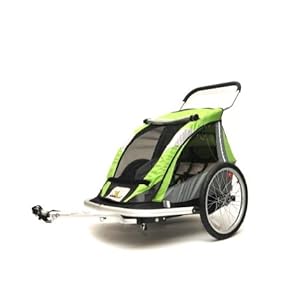 Kidarooz 535 2-In-1 2-Child Bike Trailer/Stroller (00113201)