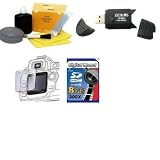 USB 2.0 SD/SDHC/MMC Flash Memory Card Reader ZE-SDR5 + Digital 8GB Ultra Professional High Speed Error Free (SD) Memory Card + DIGI TECH Professional Cleaning Kit + Universal LCD Screen Protector Up To 4"