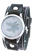 Nemesis Serpent Dragon Leather Cuff Watch