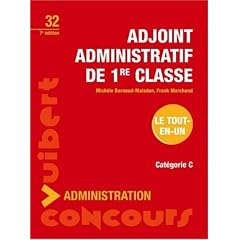 Adjoint administratif de 1e classe