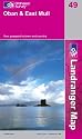 Oban and East Mull (OS Landranger Map Series)