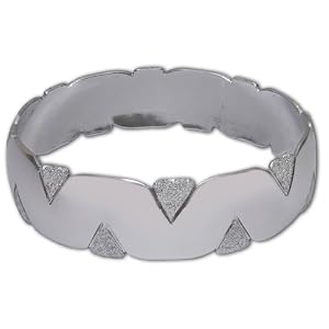 Bracelets Wedding Jewelry Rodium Plated Indian Jewelry 2.5 in