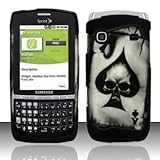 ACE SPADE SKULL Hard Rubber Feel Plastic Design Case for Samsung Replenish  ....