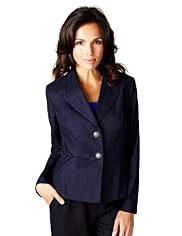 Per Una Pure Linen Waist Detailed Jacket