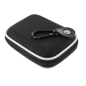 rooCASE Med Nylon Hard Shell (Black) Case for Canon PowerShot SX210IS 14.1MP Digital Camera Purple