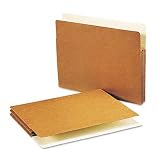 1in Expansion File Pocket w/Tyvek, Straight, Redrope, Ltr, MLA/Red, 25/box