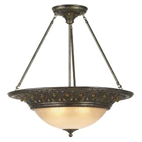 Bead Studded Pendant Chandelier by Quoizel