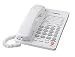 PANASONIC CONSUMER Corded Telephone White Handset Volume Control Hold/Mute/Redial/Flash/Pause
