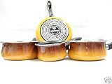 41GmkmI%2BbiL. SL160  Série de 5 CASSEROLES INDUCTION emaillée  GARANTIE 1 AN starlit