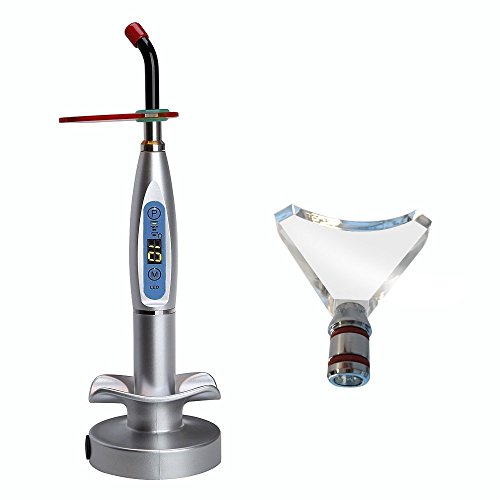 5W Wireless Cordless LED Curing Light Cure Lamp New 1500mw (Silver)Us Stock