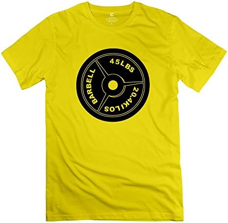 Bosstang Design Gentleman 45 Pound Plate Teeshirt XXL Yellow