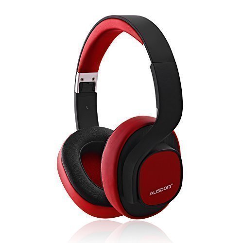 Ausdom Wireless Headphone, Red (M08 (red)) Ausdom Wireless Headphone, Red (M08 (red))