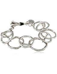 The SAK Organic Cage Silver Bracelet, 7.5"