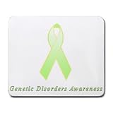 Genetic Disorders Awareness Ribbon Mouse Pad