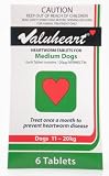 Valuheart Medium Dog Heartworm 6 Tabs 23-44 Lbs Green Compare to Frontline Plus