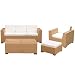 Key West Luxury Wicker Leisure Seating Set