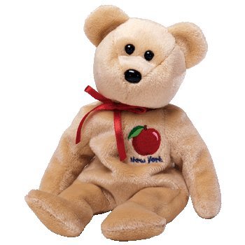 TY Beanie Baby - BIG APPLE the Bear (Show Exclusive)